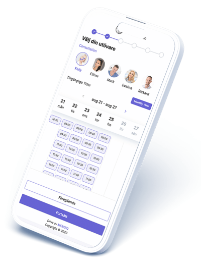 MERIIDQ journalsystem på mobil