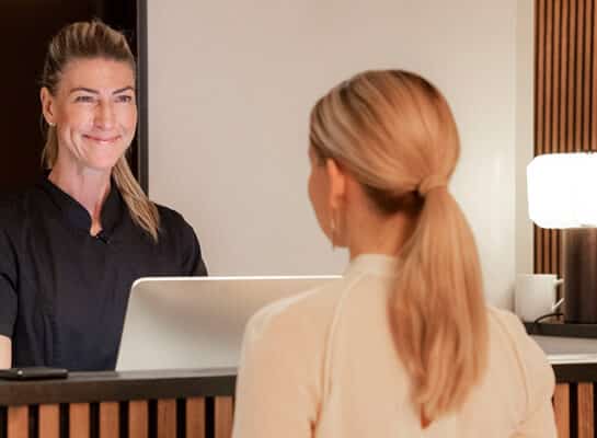 receptionen på AVA Medical