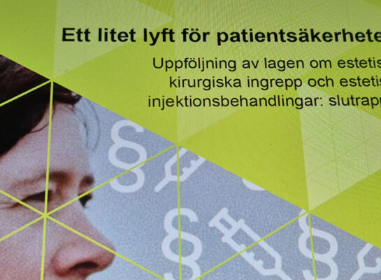 LEKEI rapport - Ett litet lyft för patientsäkerheten framsida rapport